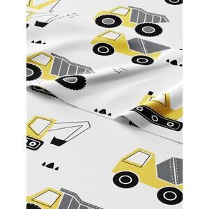 New Kids Construction Full 4 Piece Sheet Set Easy Fit Deep Pockets